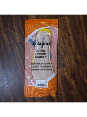 Knixmax Memory Foam Insoles Sockliner Comfort Cushioned Support Womens 39 9-8.5